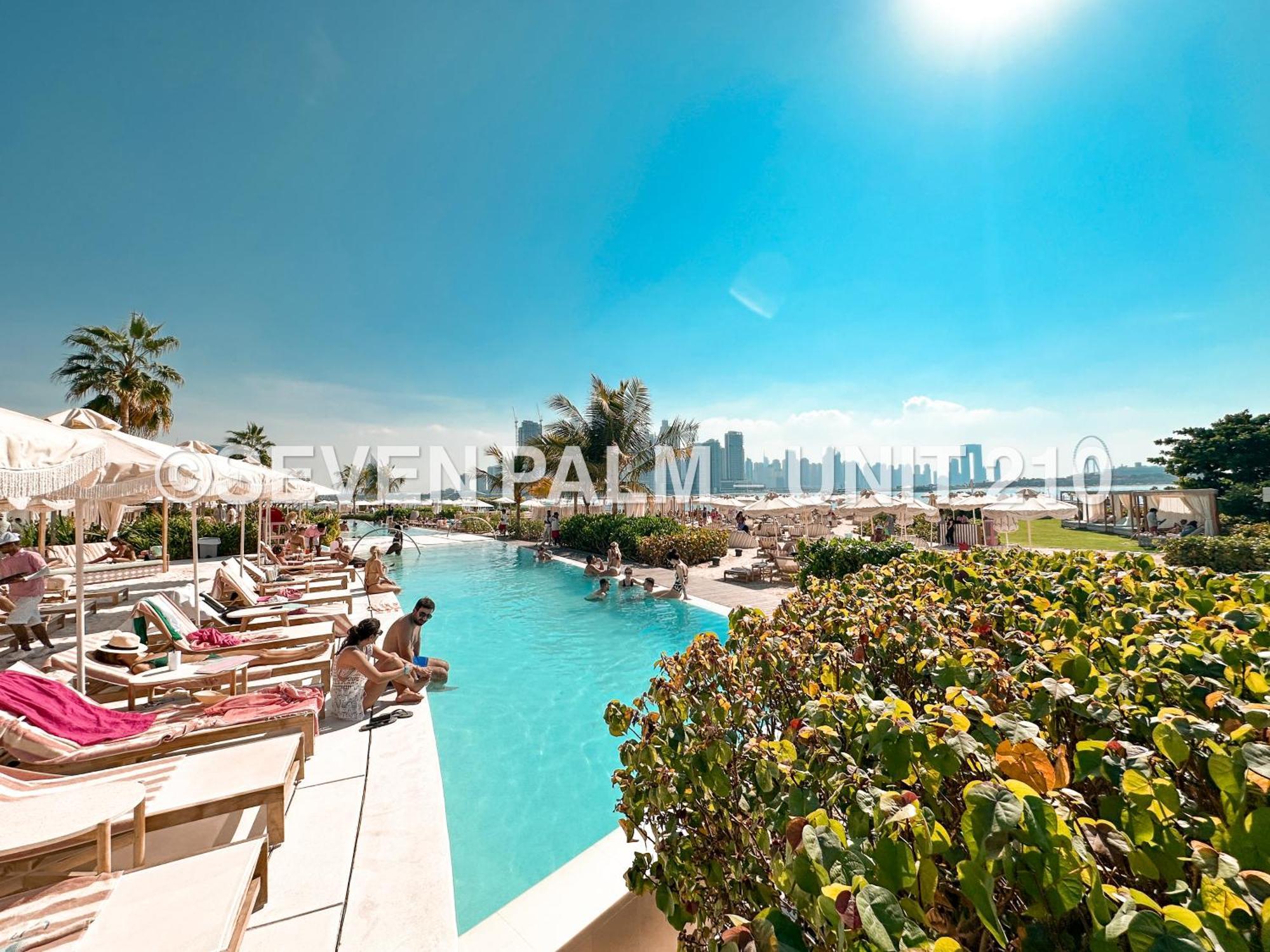 Luxus-Studio Mit Private Beach In Top-Lage, Meerblick & Infinity Pool! Дубай Экстерьер фото