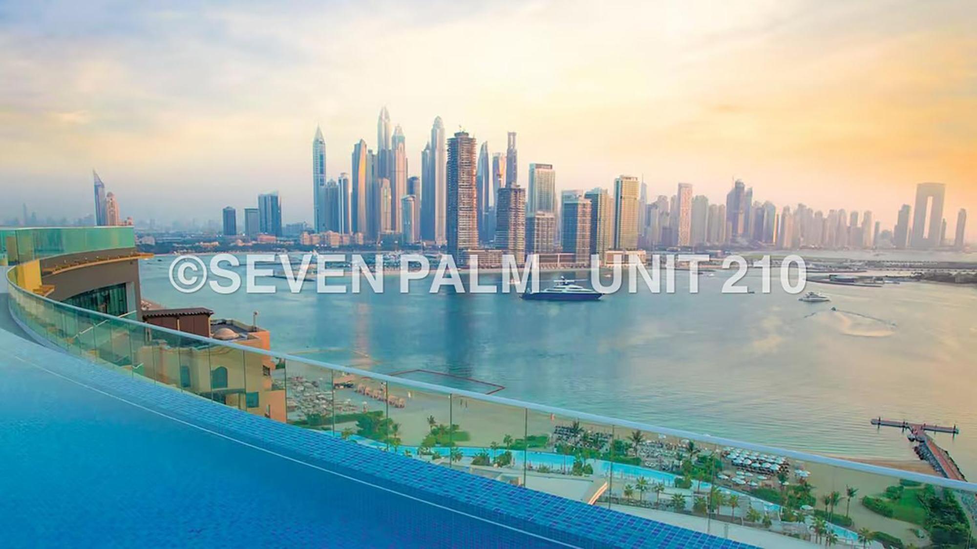 Luxus-Studio Mit Private Beach In Top-Lage, Meerblick & Infinity Pool! Дубай Экстерьер фото