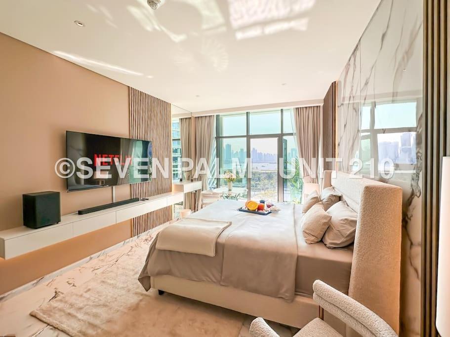 Luxus-Studio Mit Private Beach In Top-Lage, Meerblick & Infinity Pool! Дубай Экстерьер фото